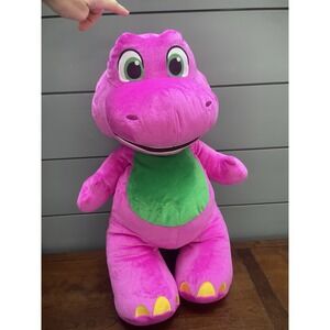 Fisher-Price Barney's World Jumbo Barney Plush, 26-inch Figure, Large & Soft!